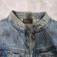 Giacca di jeans Motivi con strass