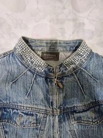 Giacca di jeans Motivi con strass