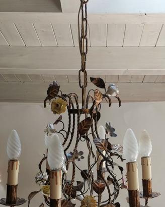 Lampadario a sospensione vintage