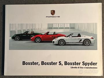 Libretto di uso e manutenzione Porsche Boxster 987