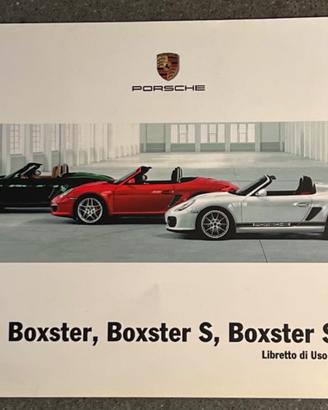 Libretto di uso e manutenzione Porsche Boxster 987