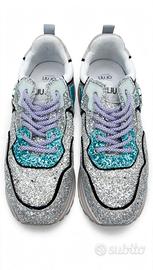 Scarpe Liu Jo donna glitter argento - numero 38