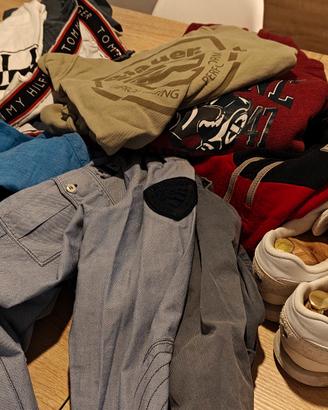 sconto 90% felpe pantaloni Tommy Blauer Napapijri 