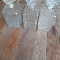 Bottiglie vetro smerigliato