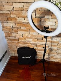 Ring Light NEEWER 18" LED - Kit Completo con Borsa
