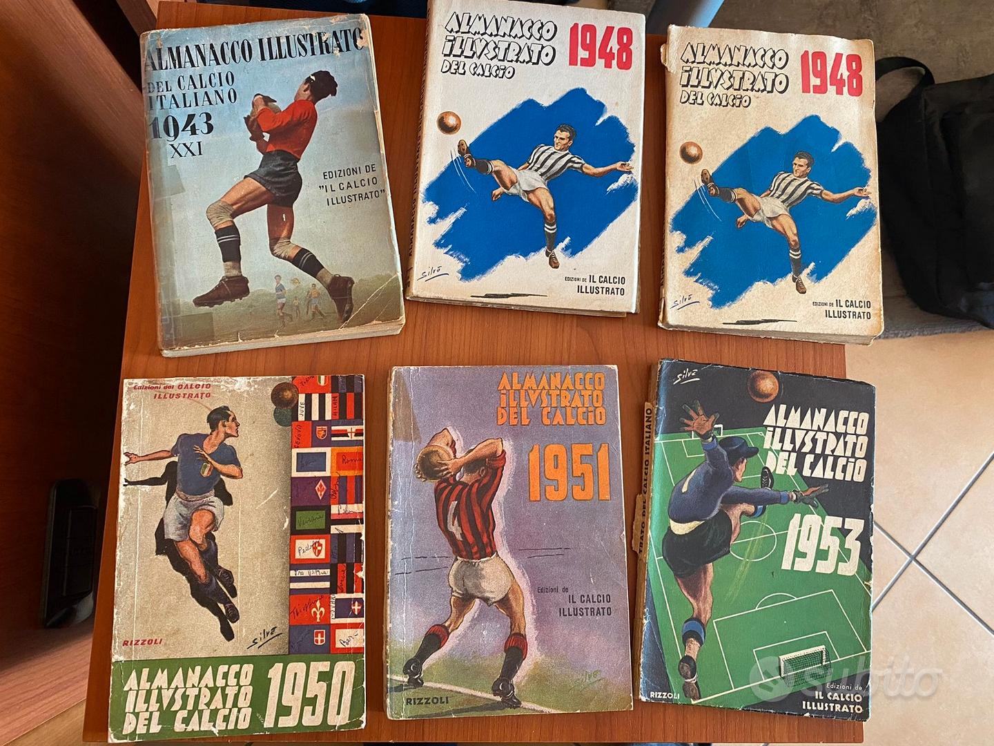 Almanacchi del calcio 19431948195019511953 Collezionismo In