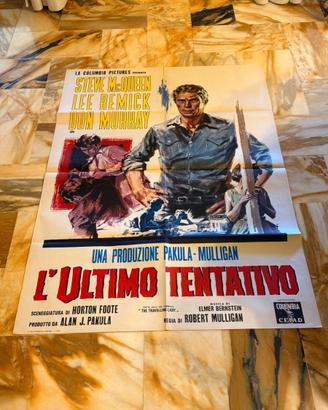 Manifesto originale cinema “L’Ultimo Tentativo”