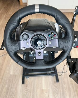 Volante g920 + freno a mano idraulico + postazione