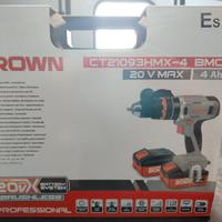 Trapano battente CROWN BRUSHLESS 20 V MAX