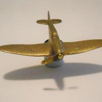 modellino aereo vintage metallo