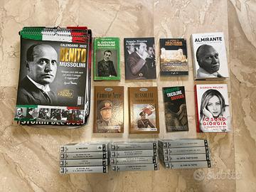 Libri e videocassette sul fascismo e sul duce