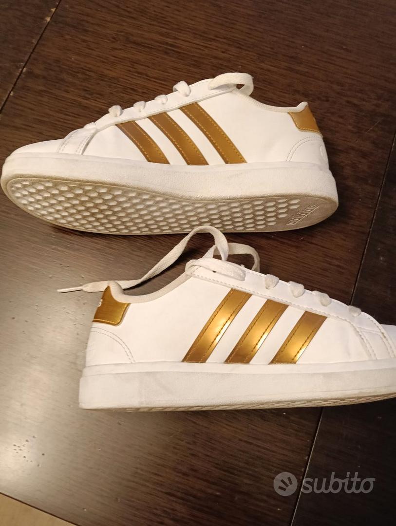 Adidas gran court 2.0 dorate taglia 36 donna Abbigliamento e Accessori In vendita a Lecce