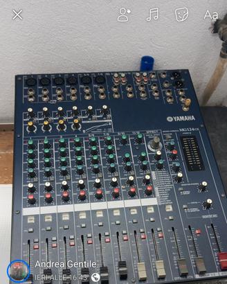 mixer Yamaha 124 CX più due casse fbtj Max