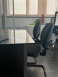 Tavolo in cristallo da riunione