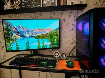 PC Gaming RTX 3060 + 32GB RAM + Monitor LG 27 165