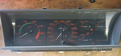 strumentazione Alfa 75 twin spark quadro arancione