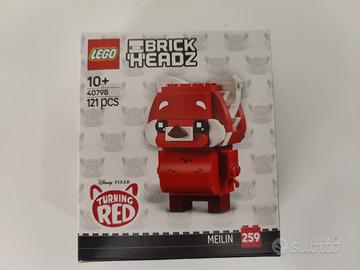 lego brickheadz 40798 panda rosso mei nuovo sigill