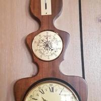 Orologio da parete in legno/igrometro