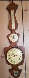 Orologio da parete in legno/igrometro