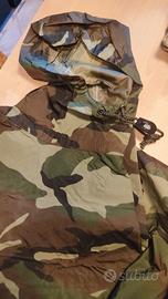 Giaccone Poncho impermeabile mimetico militare