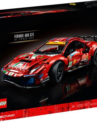 Lego 42125 Ferrari 488 GTE AF Corse #51 - Nuovo!