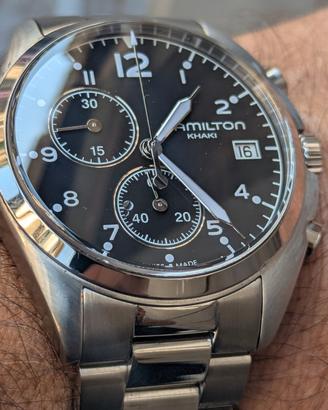 orologio Hamilton Kaki Chrono pilot Pioneer 