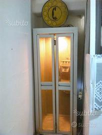 Telefono cabina gett vintage anni 70 x AFFITT set