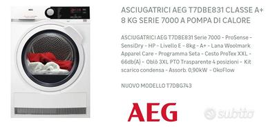 Asciugatrice AEG