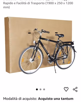 scatola trasporto/spedizione biciclette 