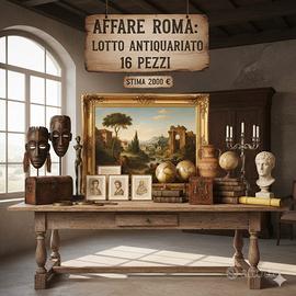  ANTIQUARIATO: 16 Pezzi Italiano/Etnico 3715469253