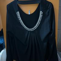 Blusa a maniche lunghe