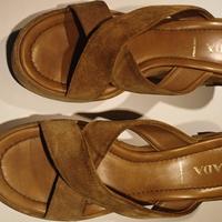 Prada sandalo scamosciato nocciola 39,5 