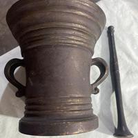 Mortaio di bronzo 1900