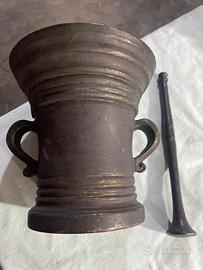 Mortaio di bronzo 1900