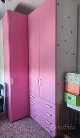 ARMADIO PER CAMERA BAMBINA – MOBILETTO TV ANNI 80