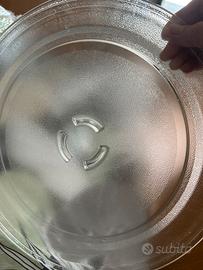 Piatto in vetro nuovo per microonde  diametro 35 c