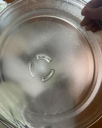 Piatto in vetro nuovo per microonde  diametro 35 c