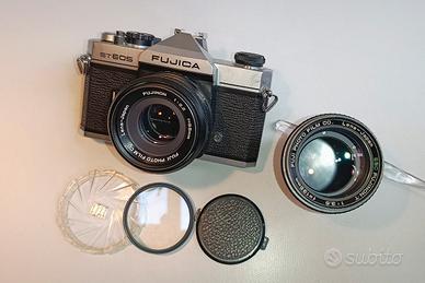Fotocamera FUJICA vintage + teleobiettivo 