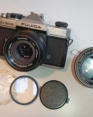 Fotocamera FUJICA vintage + teleobiettivo 