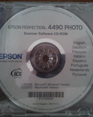 CD per Stampante EPSON PERFECTION 4490 PHOTO