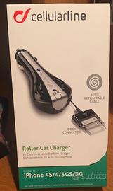 Caricabatterie da auto riavvolgibile