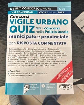 Libro concorso Polizia Locale