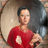 Stupendo Vecchio Ritratto realistico di donna