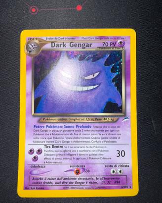 Dark Gengar neo destiny Holo italiano