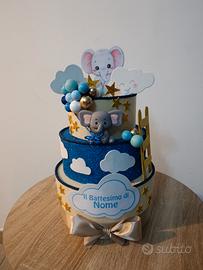 torta battesimo bimbo