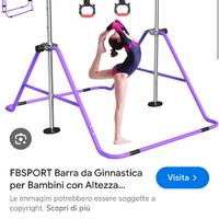 FBSPORT Barra da Ginnastica per Bambini con Altez