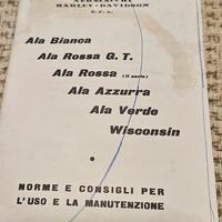 Libretto uso e manut. Aermacchi Harley D. 1964