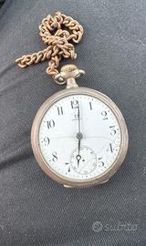 Orologio da tasca vintage Omega con catena