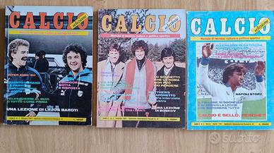 Tre riviste "Calcio Selezione" 1981