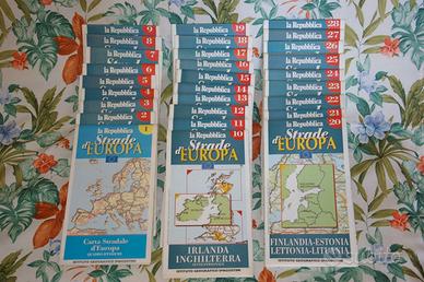 Serie completa di cartine geografiche